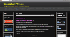 Desktop Screenshot of conceptualphysicstoday.com
