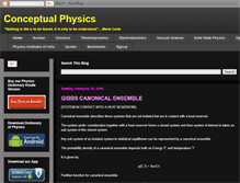 Tablet Screenshot of conceptualphysicstoday.com